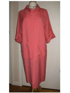 Vintage 80s Howard Wolf Size 10 M Pink Slouchy Batwing Sleeve Tent