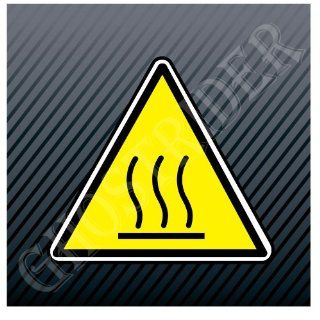 Caution Hot Surface Danger Do Not Touch Warning Sign