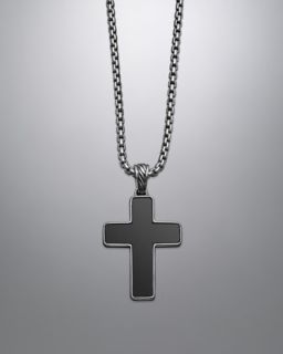 david yurman black onyx chevron cross necklace $ 550 00 david yurman