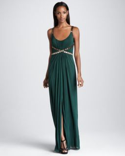  gown available in hunter $ 440 00 aidan mattox bead waist jersey gown
