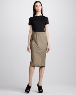 Donna Karan Sequined Pencil Skirt   
