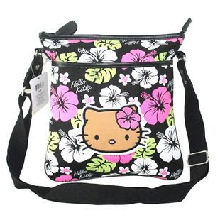 Sanrio Flower Hello Kitty Sequined Shoulder Bag Messenger Bag Kid s