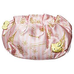  Cosmetic Makeup Purse Mon Amour with Little Hello Kitty Charms