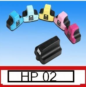 Pack Printer Ink Cartridges for HP 02 Photosmart 3110 3210 3310