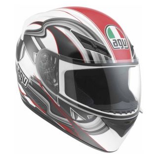 item title agv k3 chicane helmet med white red msrp $ 199 95 condition