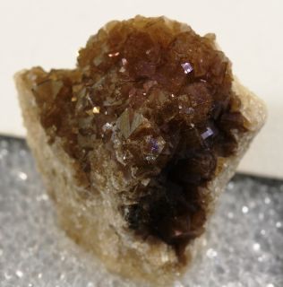 Fluorite Brown Crystals TN Holloway Quarry Michigan
