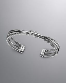 Y7015 David Yurman The Crossover Collection X Double Row Cuff