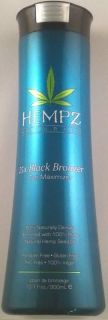 Hempz 25x Black Bronzer Dark Maximizer Indoor Outdoor Tanning Lotion