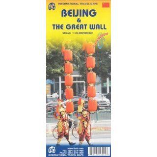Beijing (China) 123, 000 & the Great Wall 1280, 000 Travel Map