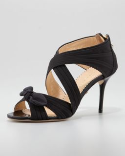 Black Crisscross Sandal  