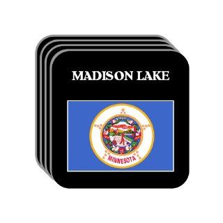 US State Flag   MADISON LAKE, Minnesota (MN) Set of 4 Mini