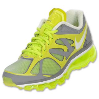 Nike Air Max 2012 Kids Running Shoes Cyber/White