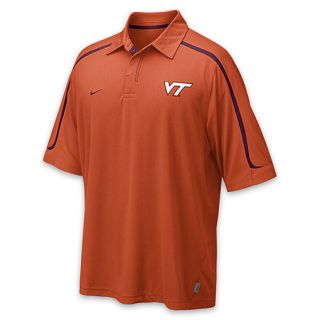 Nike Mens NCAA Virginia Tech Hokies Coach Polo