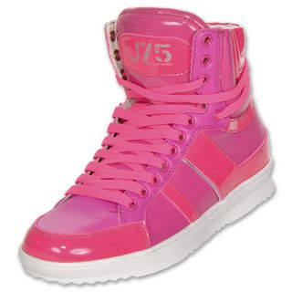 Jump J75 Fierce Kids Casual Shoe Fuchsia/White