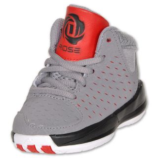 adidas D. Rose 3.0 Toddler Basketball Shoes Grey