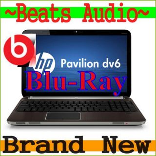 New HP Pavilion Dv6t Dv6 i7 Quad 8Gb 750Gb Bluray Laptop Beats DV6TQE