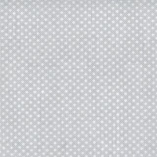 Polka Dots Tiny White Dots on Light Blue Grey Fabric Fat Quarter