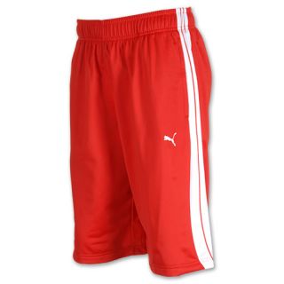 Mens Puma 12 Tricot Shorts Red/White