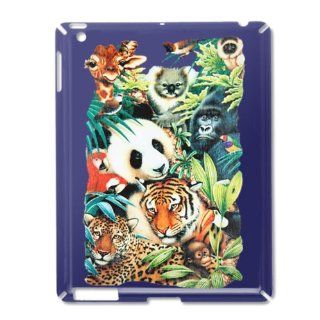iPad 2 Case Royal Blue of Animal Kingdom Collage