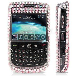 Ecell   BLACK BUTTERFLY CRYSTAL BLING CASE FOR BLACKBERRY