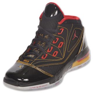 Jordan Kids 16.5 Basketball Shoe Black/Red/Yellow