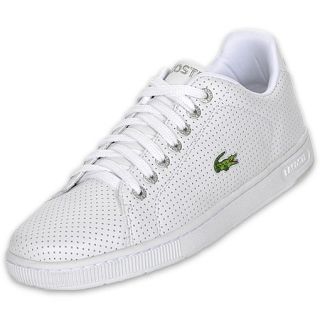 Lacoste Mens Carnaby Punched White