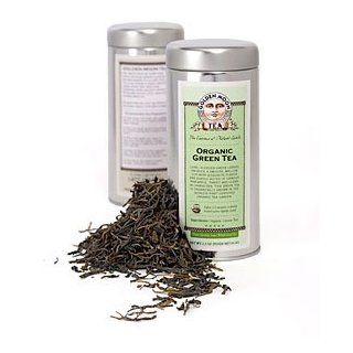 Golden Moon   Organic Green Tea   2.5oz Tin Grocery
