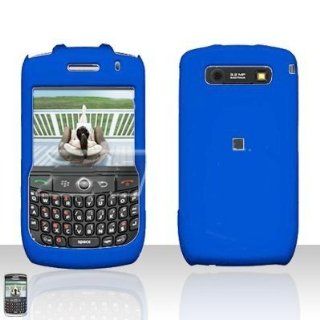 Blackberry Curve 8900 Javelin Cell Phone Blue Rubber Feel