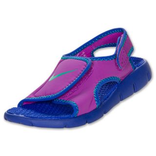 Girls Preschool Nike Sunray Adjust Sandals Purple