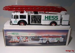 This auction features an original 1989 Hess Fuel Oils Fire Truck