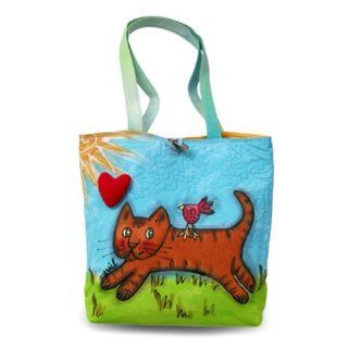 BrightWorld Cat Large Stylish/Colorful Tote Bag Beauty