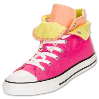 Girls Grade School Converse Chuck Taylor Two Fold Casual Shoes