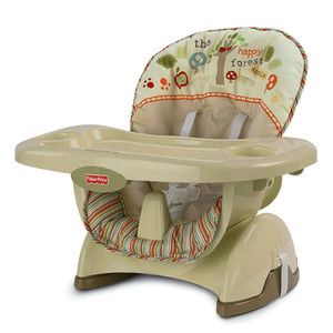  Price W9474 Woodsy Friends Booster Seat High Chair Space Saver