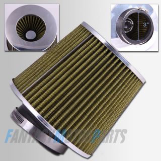 Universal High Performance Olive 3 Inlet Cone Dry Flow 3 Air Filter
