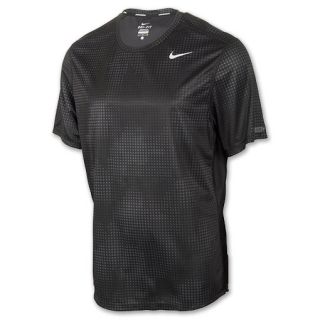 Mens Nike Sublimated Tee Shirt Anthracite/Black