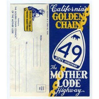  The Mother Lode Highway 49 Map & Brochure Smoky Bear 