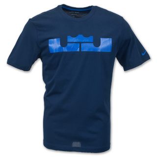 Nike LeBron Dri FIT Carbon Fiber Logo Mens Tee Shirt