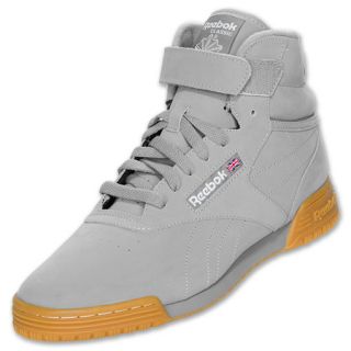 Reebok Ex O Fit Mid Mens Casual Shoes Grey/White