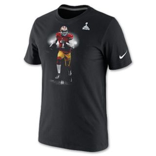 Mens Nike San Francisco 49ers NFL Super Bowl XLVII Kaepernick Hero