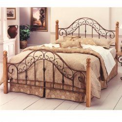 Furniture San Marco King Bed Set Headboard and Footboard by Hillsdale
