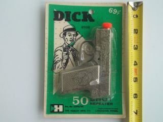  Hubley Vintage Dick Detective Cap Gun Toy 1960'S