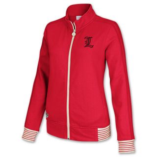 adidas Louisville Cardinals NCAA Fleece Womens Track Jacket