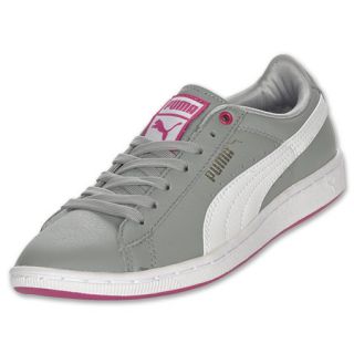 Puma SuperSuede Leather Womens Casual Shoes Grey