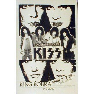 Kiss (W King Kobra) Music Poster Print   11 X 17 Home