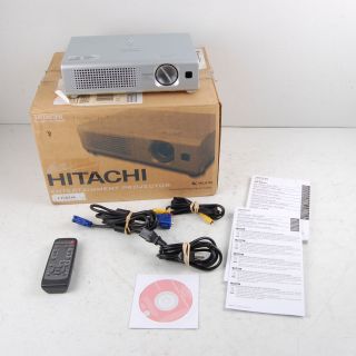 Hitachi CP RX60 Digital Multimedia Projector CPRX60 *New Bulb* Remote