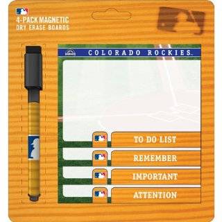 Turner Colorado Rockies Magnetic To Do Notes, 4 Pack
