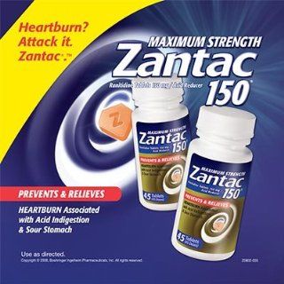 Zantac 150 Maximum Strength Twin Pack, Ranitidine Tablets