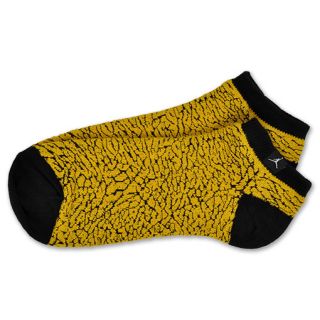 Jordan Elephant Print Sock Black/Yellow