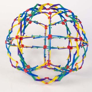 The Hoberman Expanding Mini Sphere is an award winning toy thats