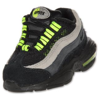 Nike Toddler Air Max 95 Running Shoes Black/Grey